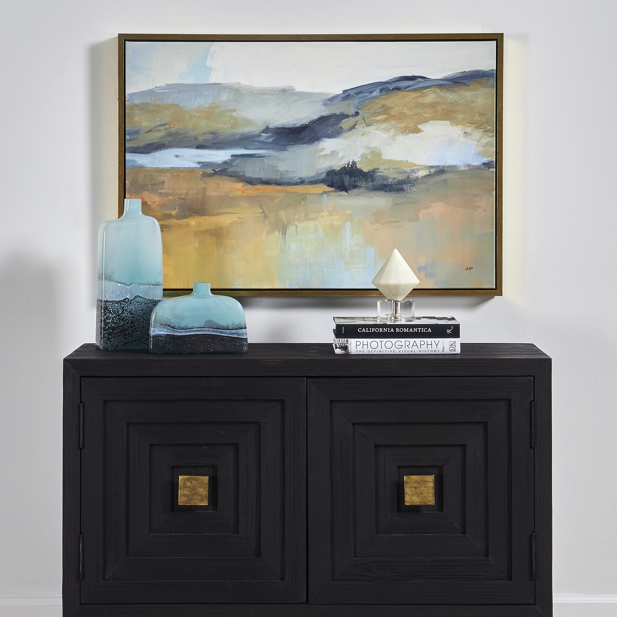 Folded Hills Framed Landscape Art - Image 1