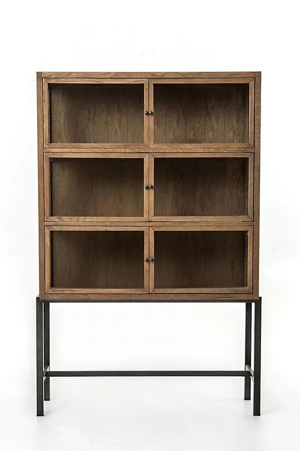 Spencer Oak Curio Display Cabinet - Image 0