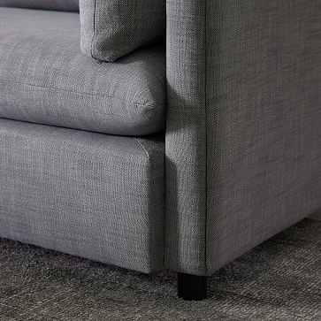Shelter 92" Sofa, Deco Weave, Pearl Gray - Image 3