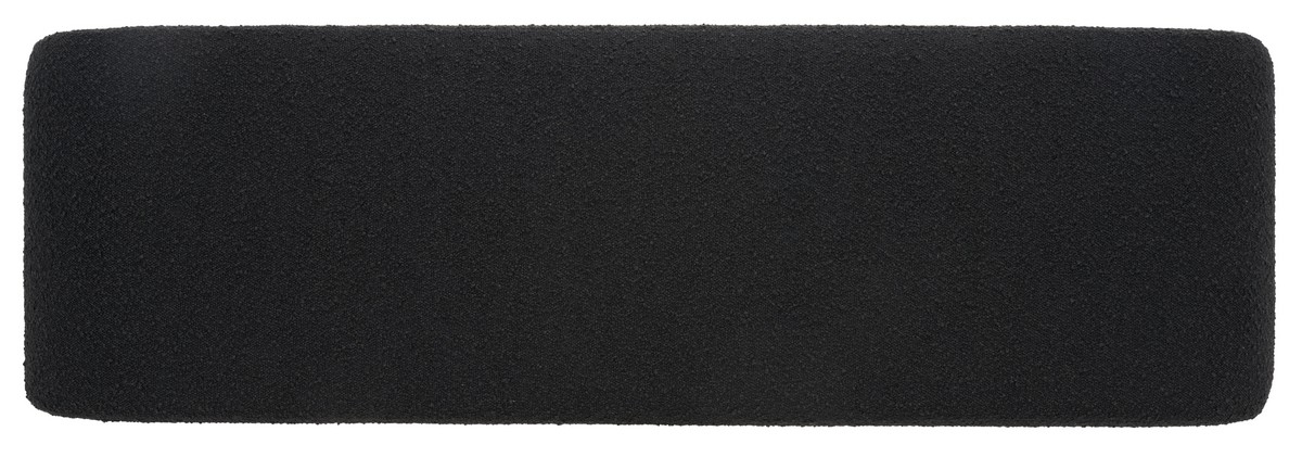 Caralynn Boucle Bench - Black - Image 5
