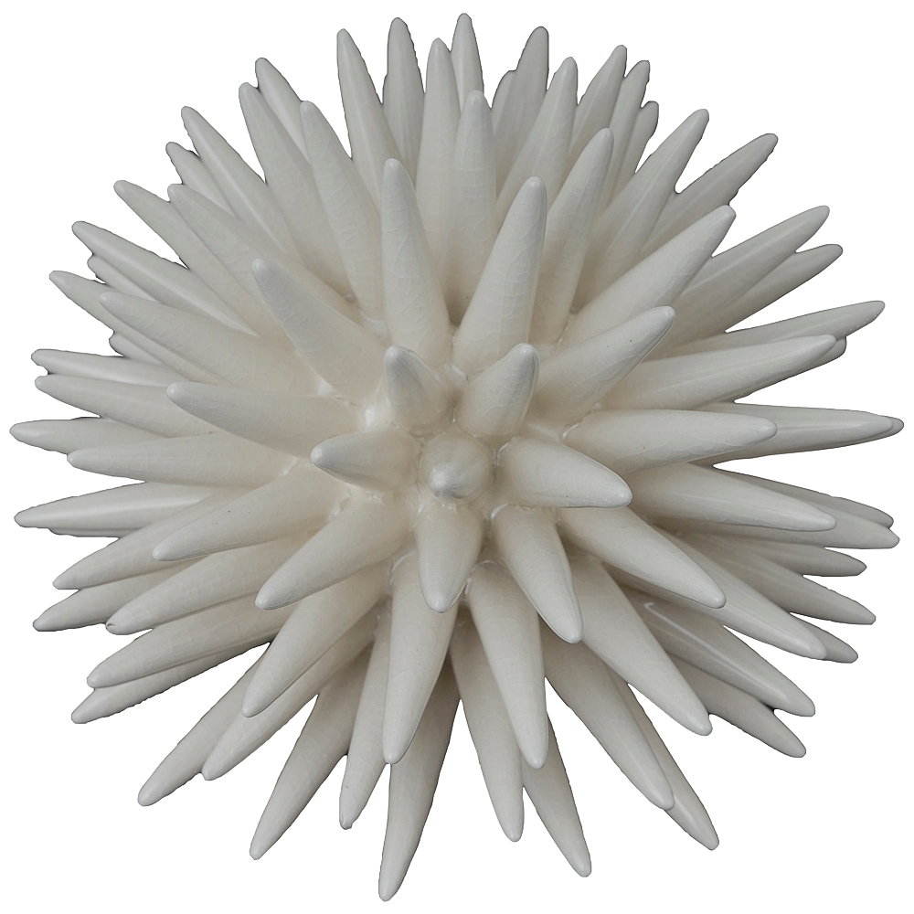 Vibrant White 6" Wide Coral Sculpture - Style # 182A1 - Image 0