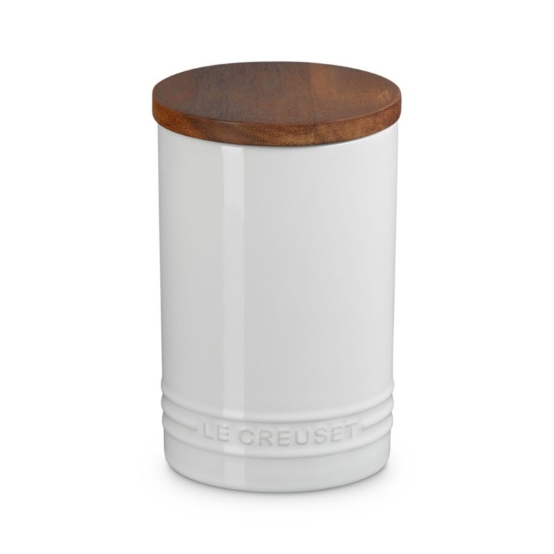 Le Creuset ® 26-Oz. White Stoneware Canister - Image 1