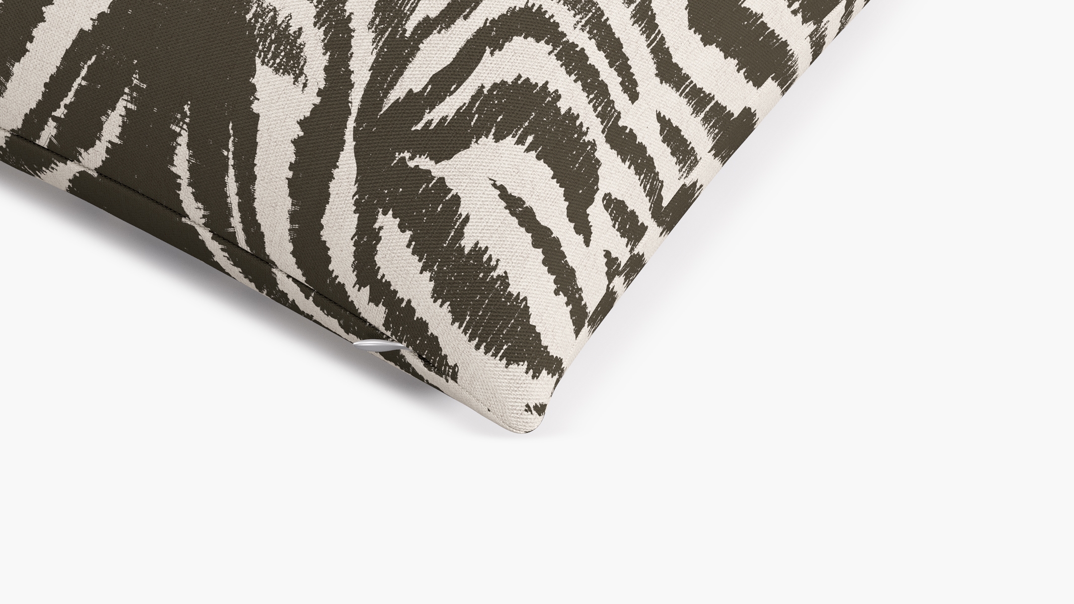 Throw Pillow 20", Zebra, 20" x 20" - Image 2