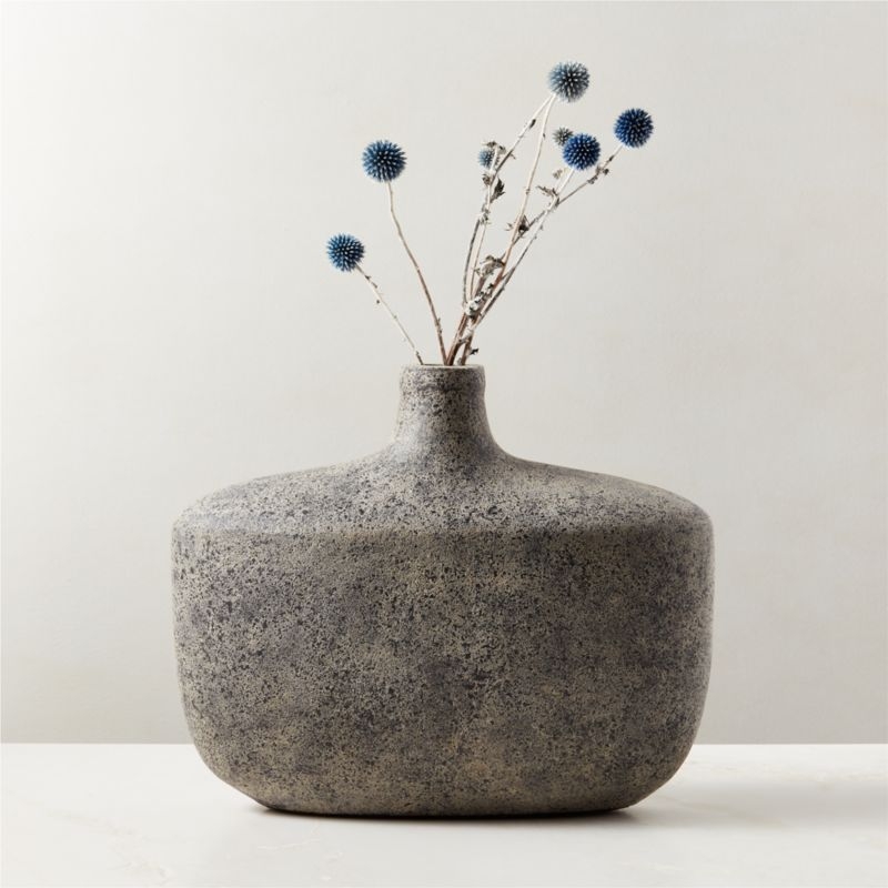 Orson Grey Terracotta Vase - Image 1