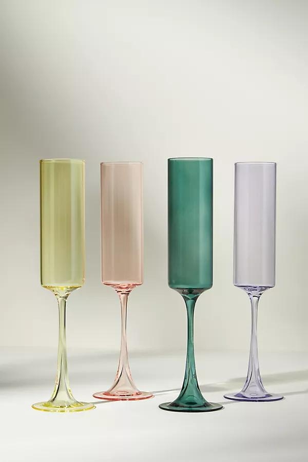 Morgan Flutes, Set of 4 - Image 0