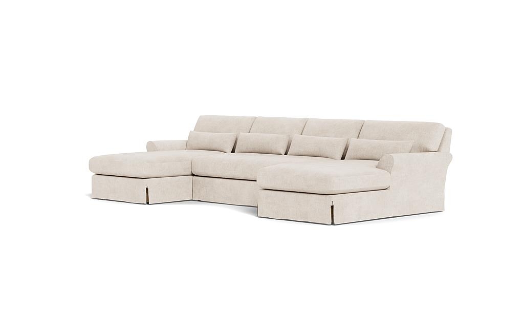Maxwell Slipcovered U-Sectional Sofa by Apartment Therapy - Image 2