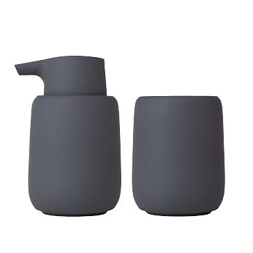 SONO Soap Dispenser & Tumbler, Olive, Set of 2 - Image 3