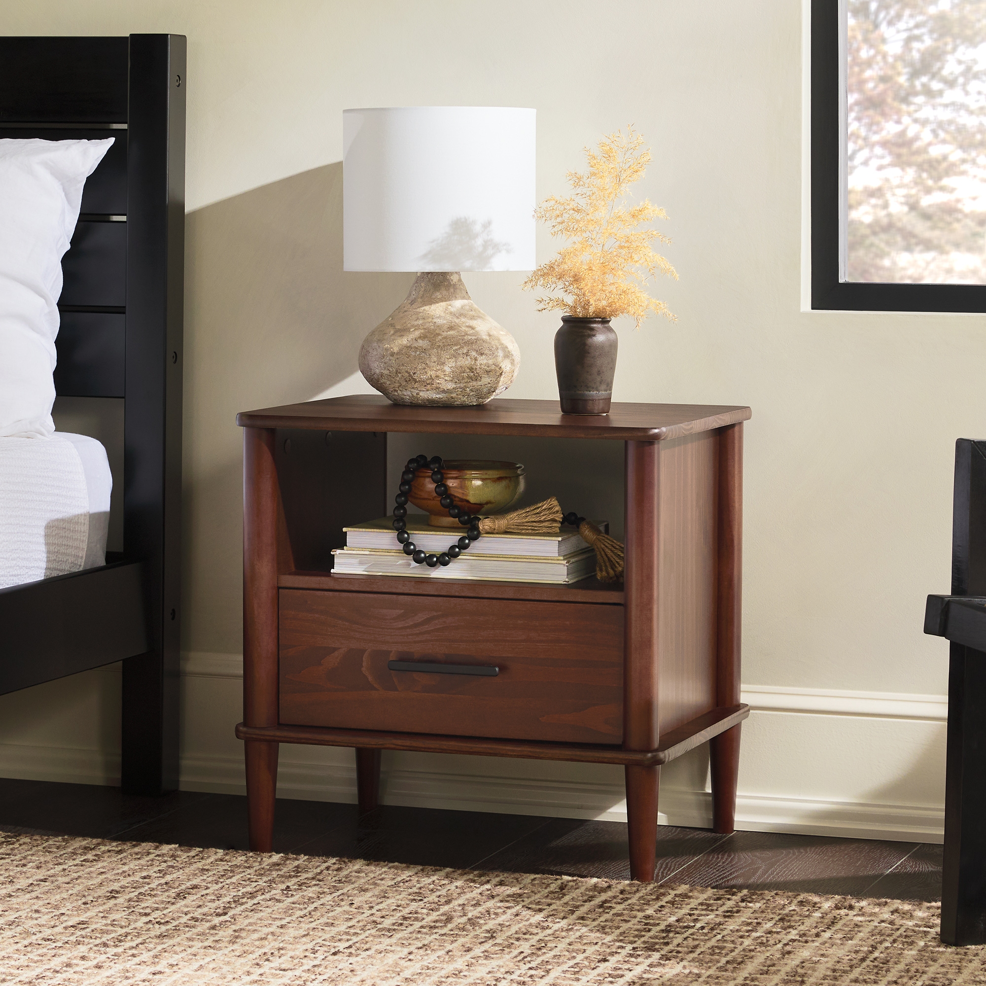 20" Spindle Leg Nightstand - Image 1