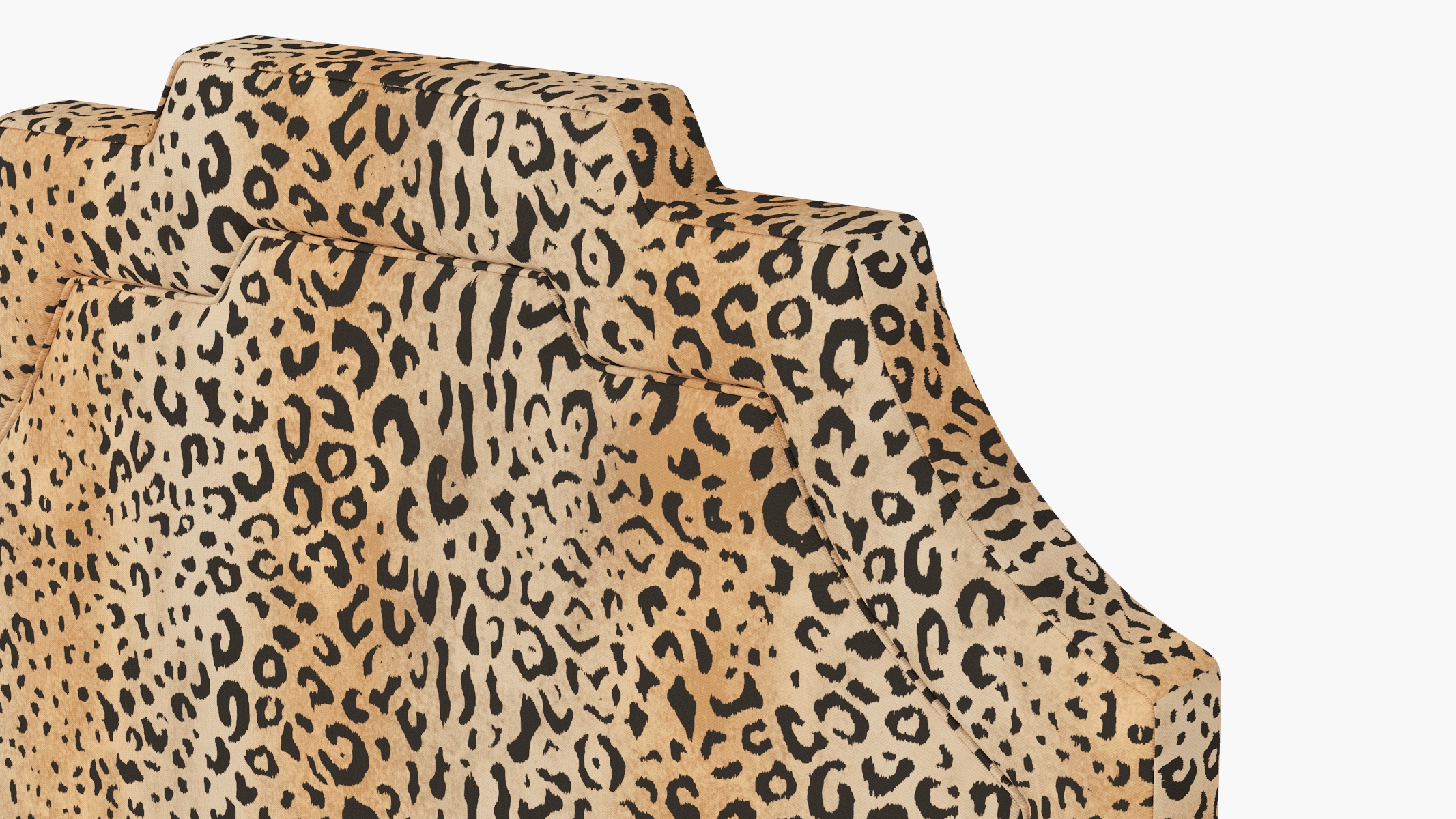 Art Deco Headboard, Leopard, Twin - Image 2