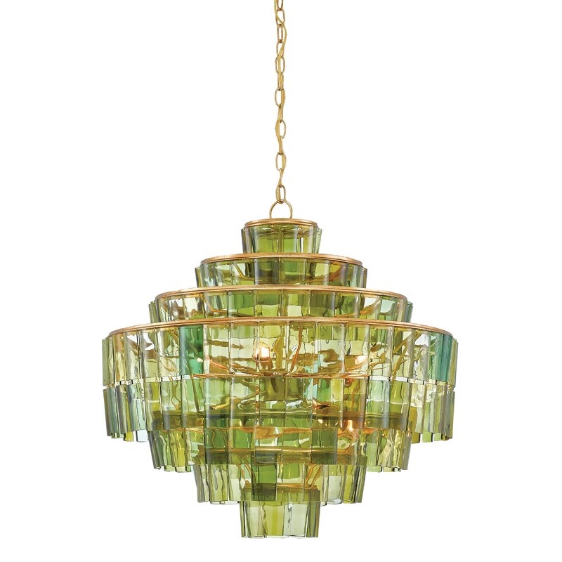 Currey & Company Sommelier 8 - Light Unique / Statement Tiered Chandelier - Image 0
