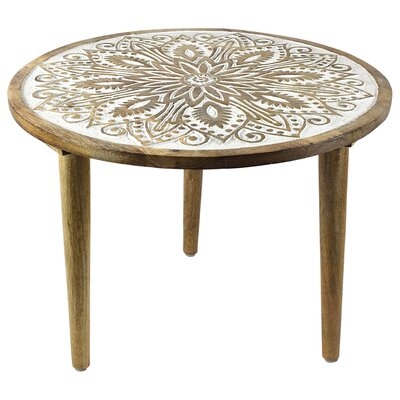 Rovel Round Wooden End Table - Image 0