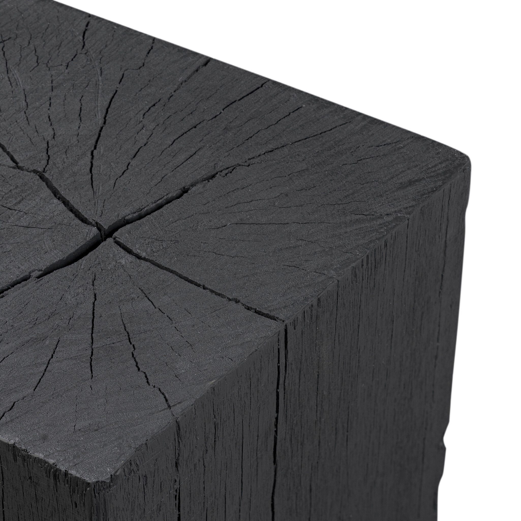 Vesto End Table - Black Resin - Image 8