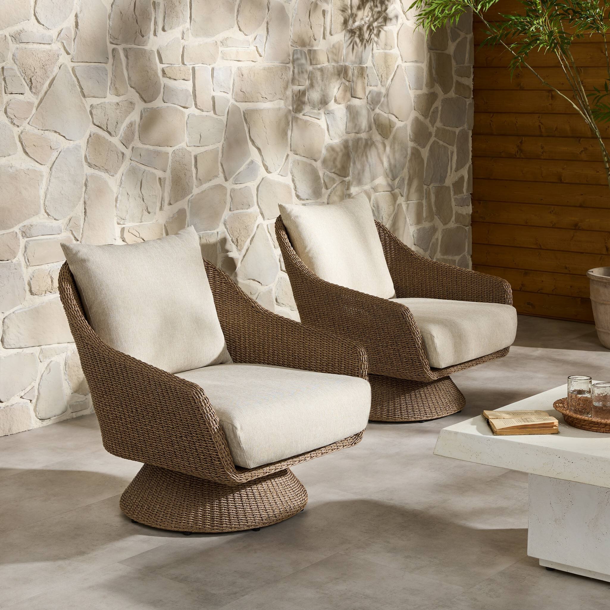 Koe Outdoor Chair - Ellor Beige - Image 3