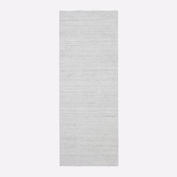 Shale Striations Rug, 2.5x7, Light Gray - Image 0