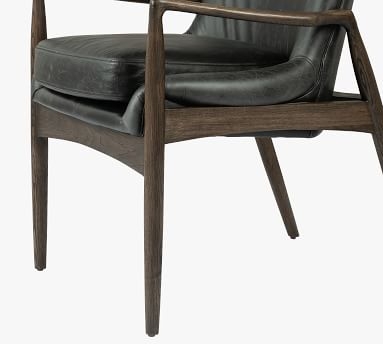 Fairview Leather Dining Chair, Durango Smoke - Image 4
