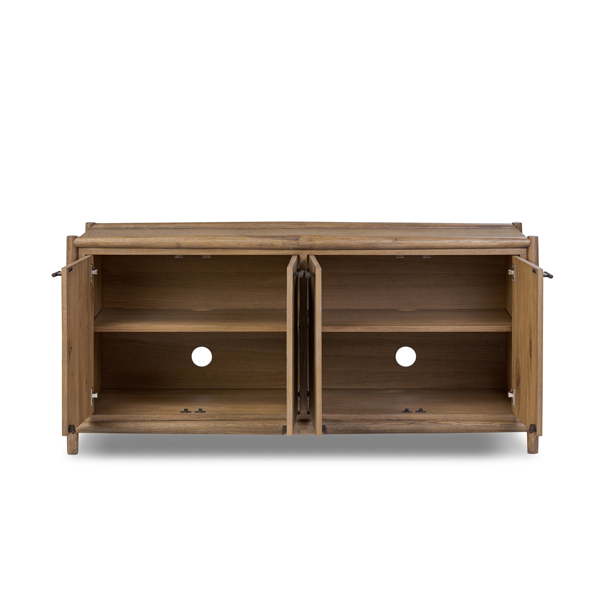Glenview 4 Door Sideboard - Weathered Oak - Image 8