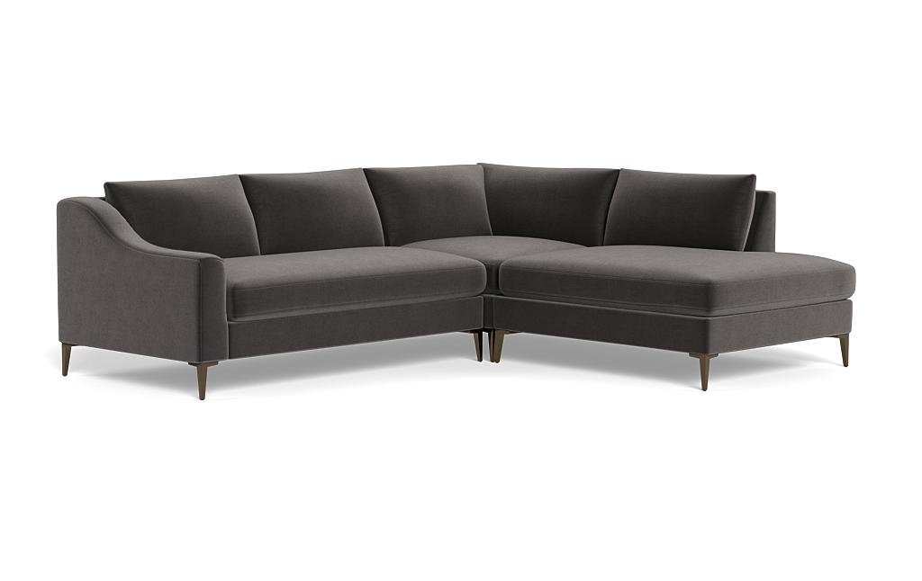 Saylor Slope Arm 3-Seat Right Bumper Sectional - Image 1
