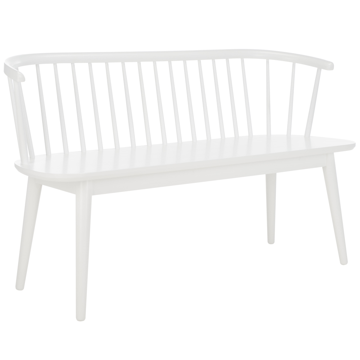 Blanchard Spindle Bench - White - Safavieh - Image 4