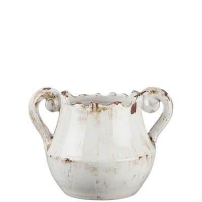 Longbridge White 7" Ceramic Table Vase - Image 0