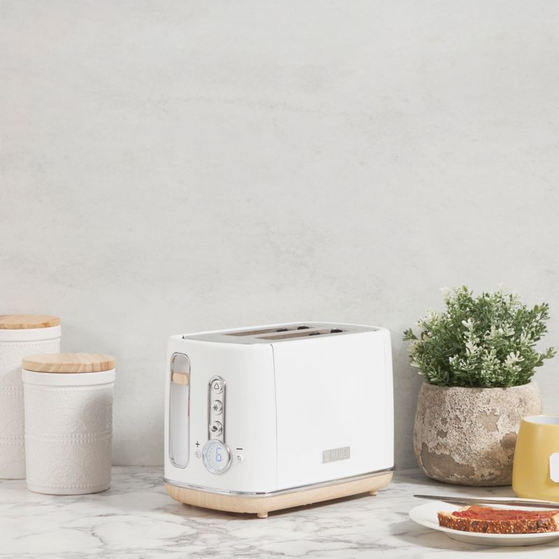 Haden Dorchester Matte White 2-Slice Toaster - Image 3