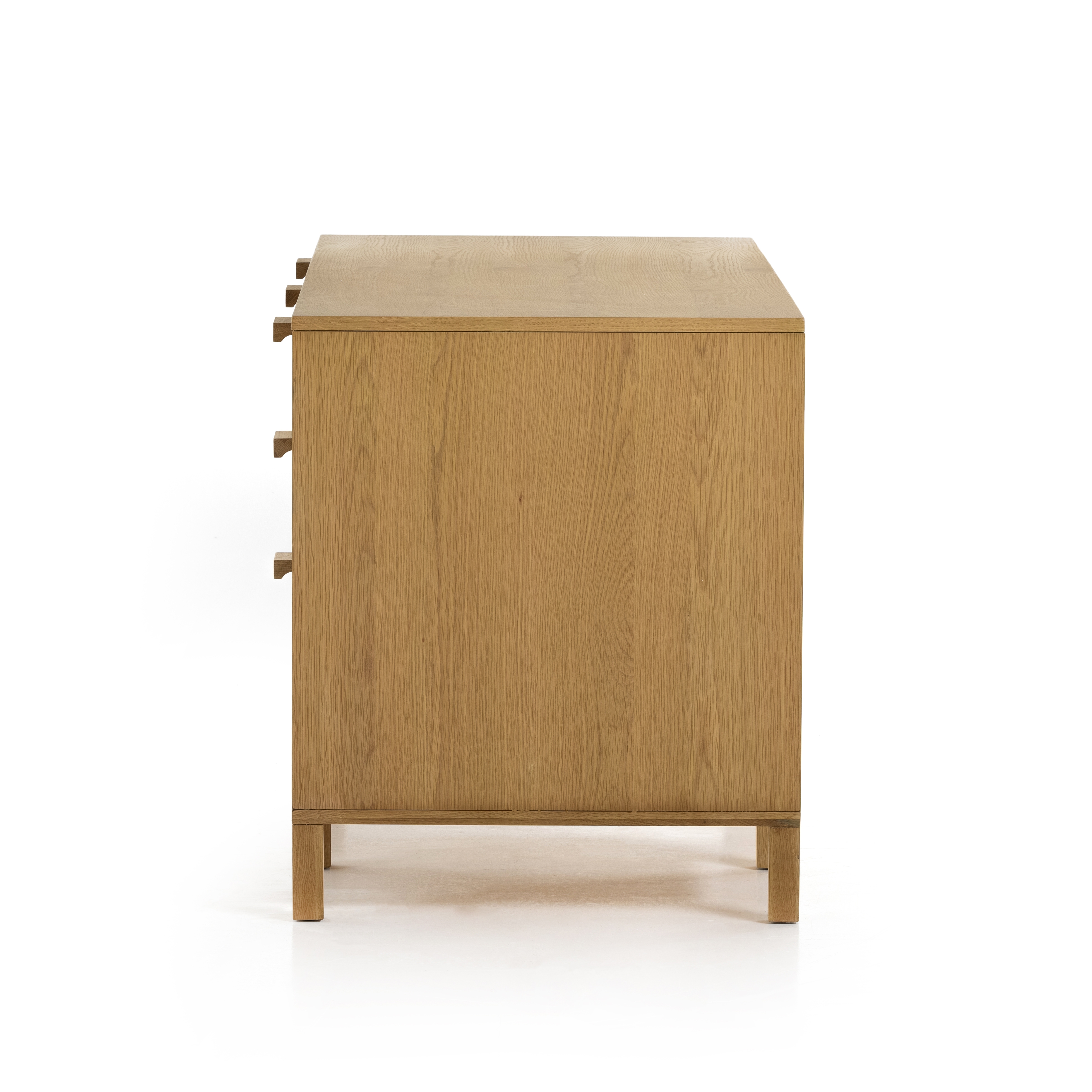 Allegra Executive Desk-Honey Oak Veneer - Image 4