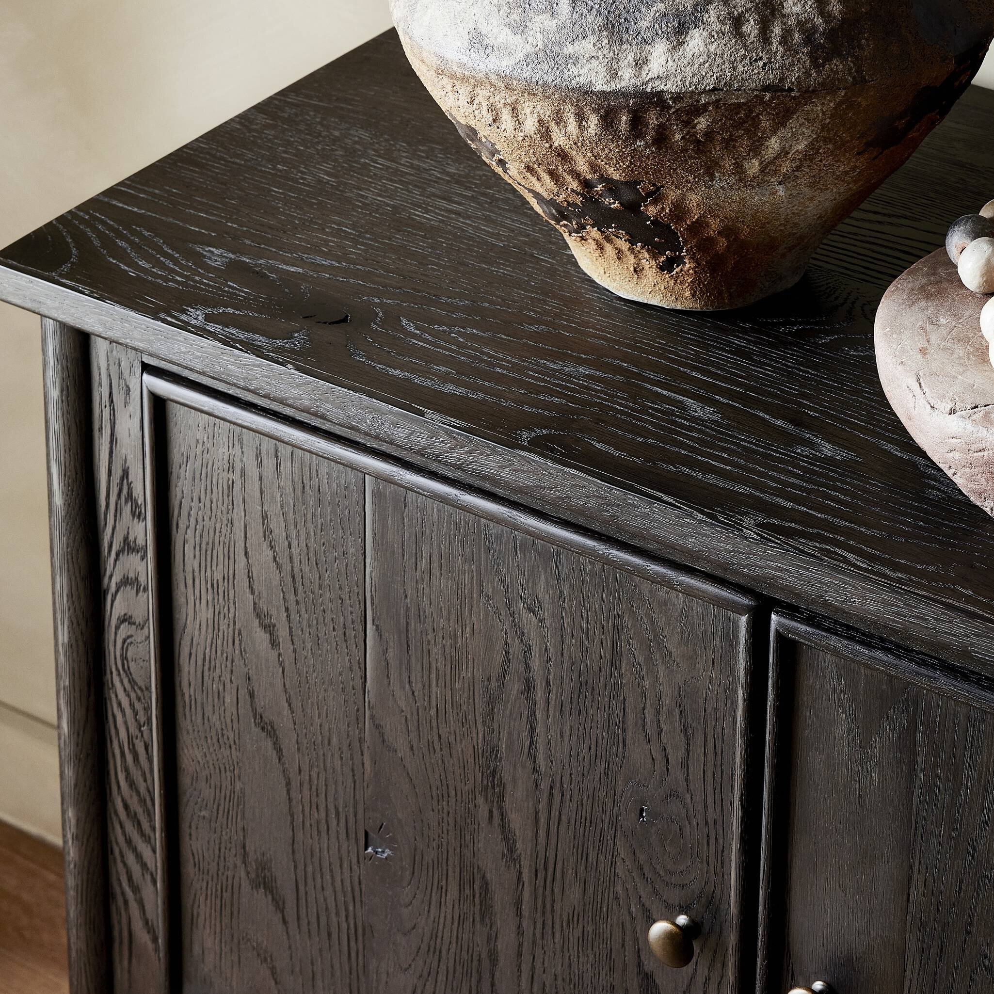 Bari Sideboard - Cracked Smoked Black Veneer by Amber Lewis x Four Hands - Image 13