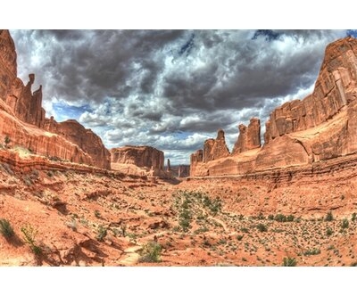 Hike With Me Arches Np Ut by Sean McGrath Photographic Print on Canvas - Image 0