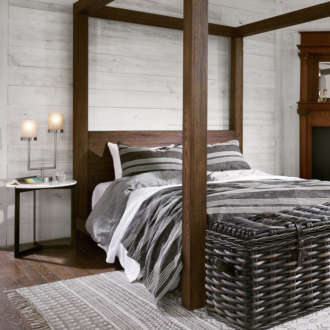 Kiva End Table - Polished White Marble - Image 1