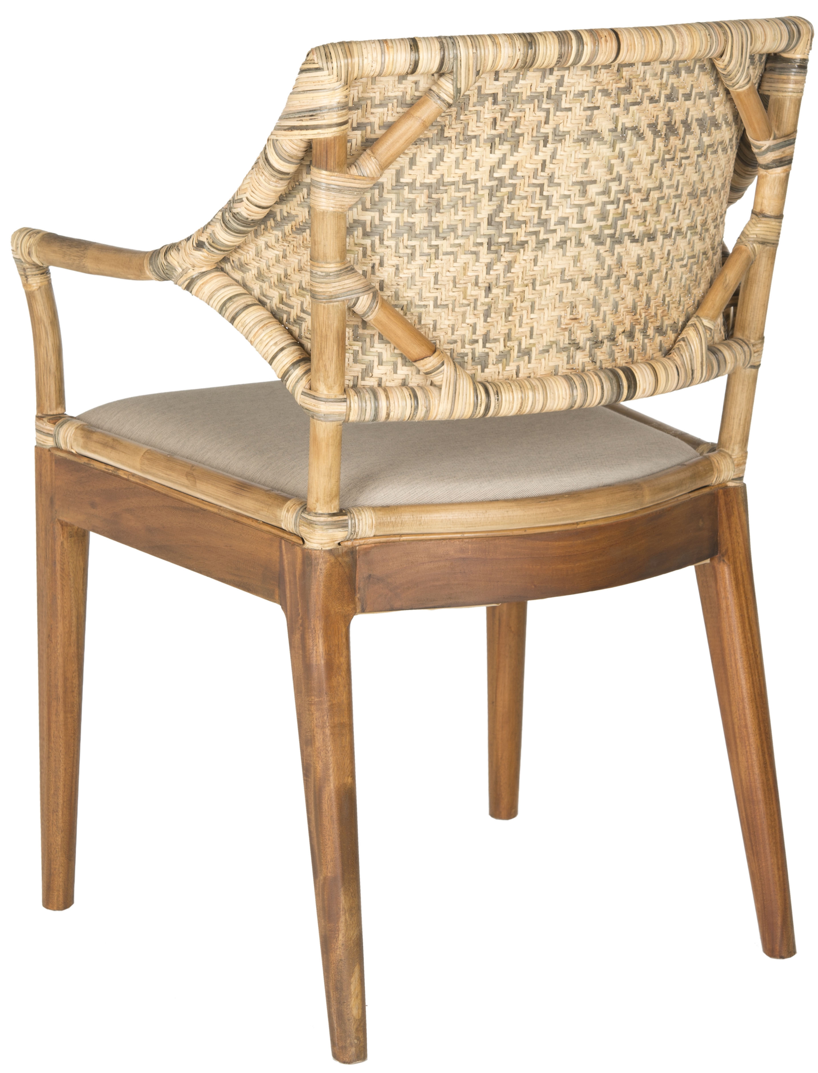 Carlo Arm Chair - Honey - Safavieh - Image 3