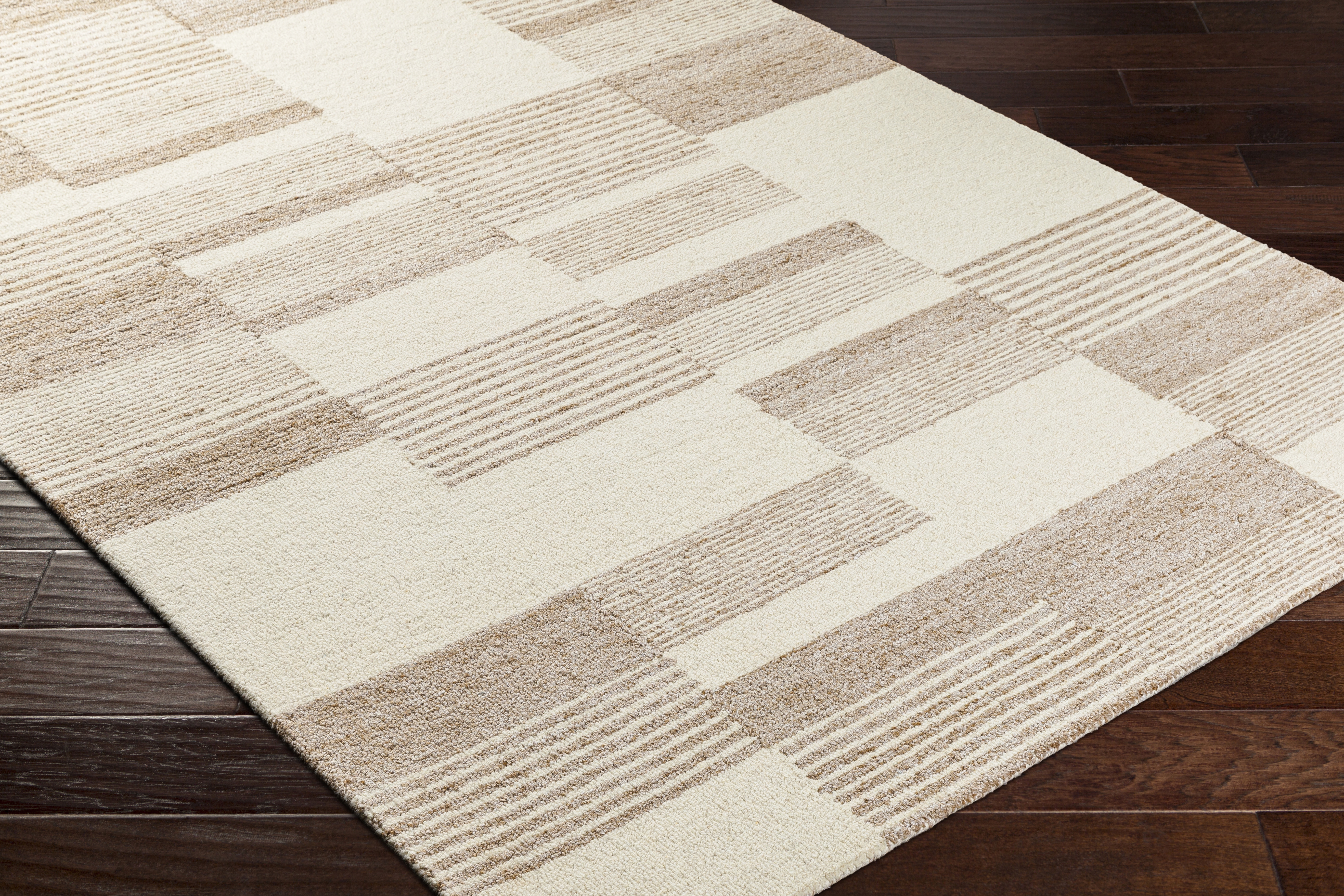 Ottawa Beige Indoor 2'6" x 8' Handmade Rug - Image 5