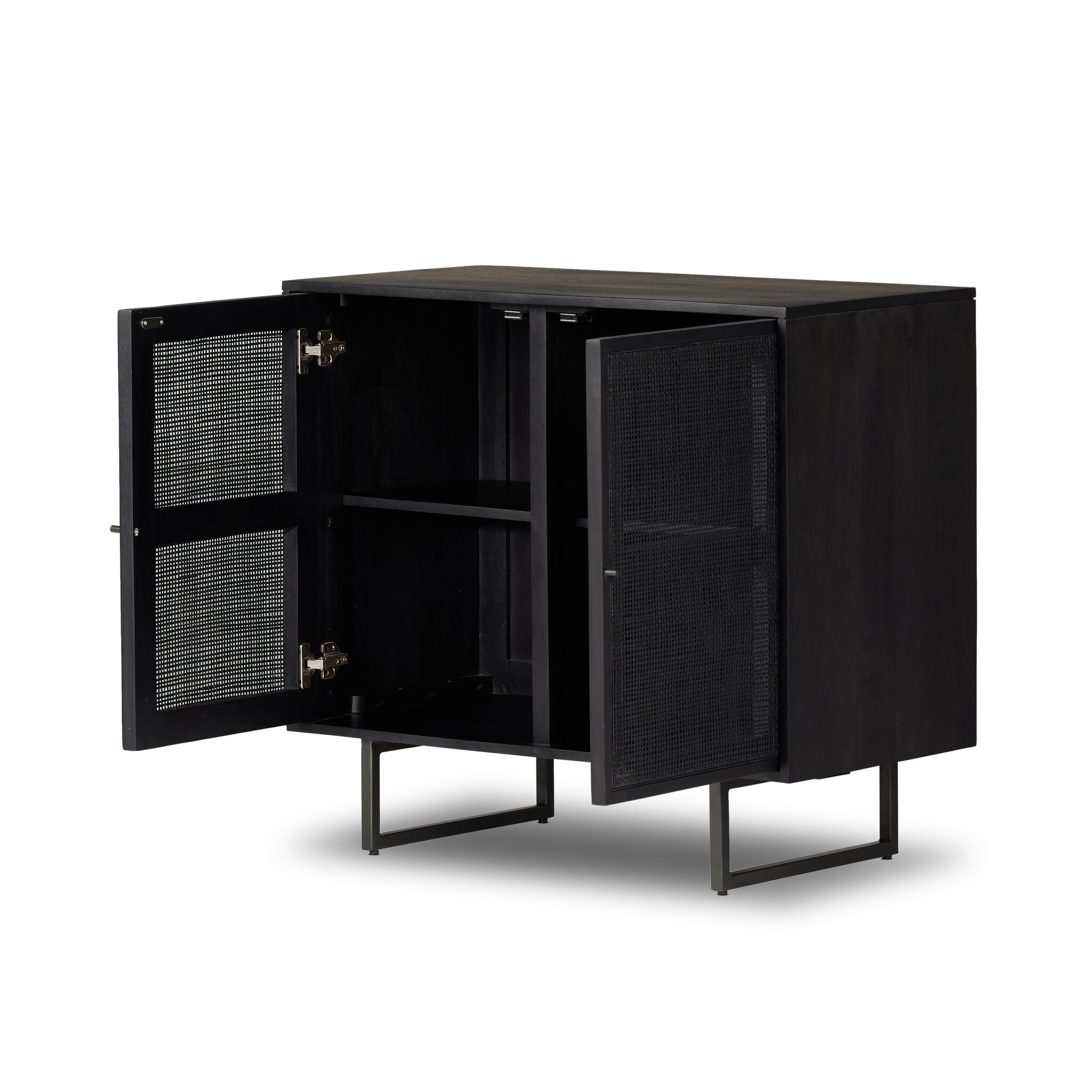 Carmel Small Cabinet - Black Wash - Image 3