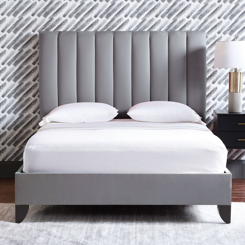 Eastern Accents Kyler Tufted Upholstered Low Profile Standard Bed - Image 0