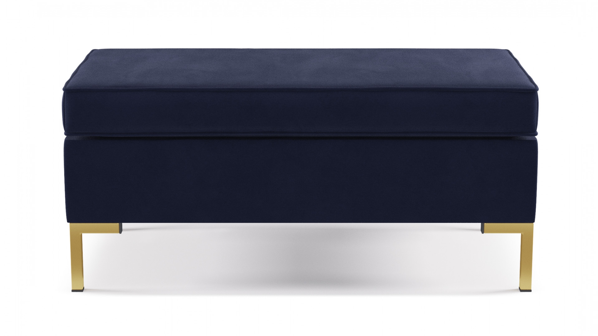 Modern Bench | Navy Velvet - Image 0