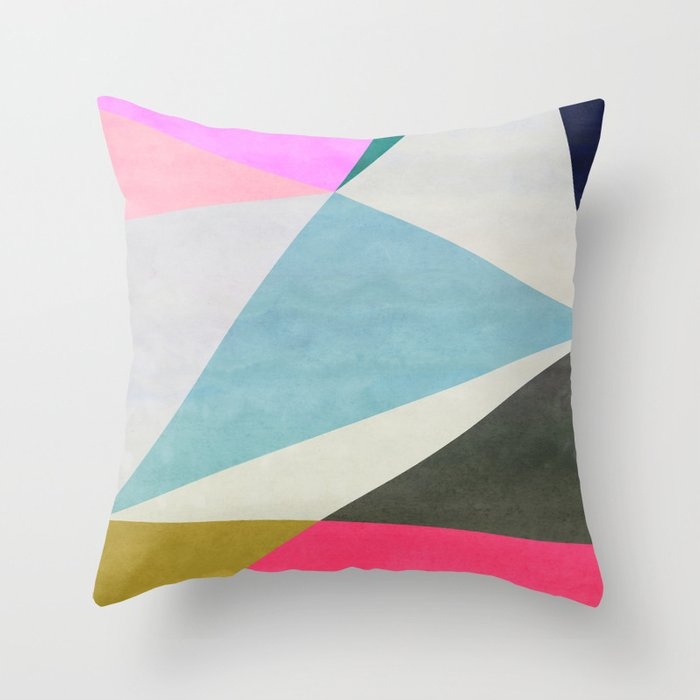 Abstract 05 Throw Pillow by Georgiana Paraschiv - Cover (20" x 20") With Pillow Insert - Outdoor Pillow - Image 0