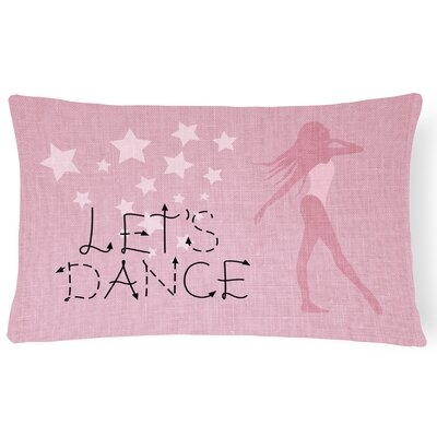 Trenton Let's Dance Linen Lumbar Pillow - Image 0