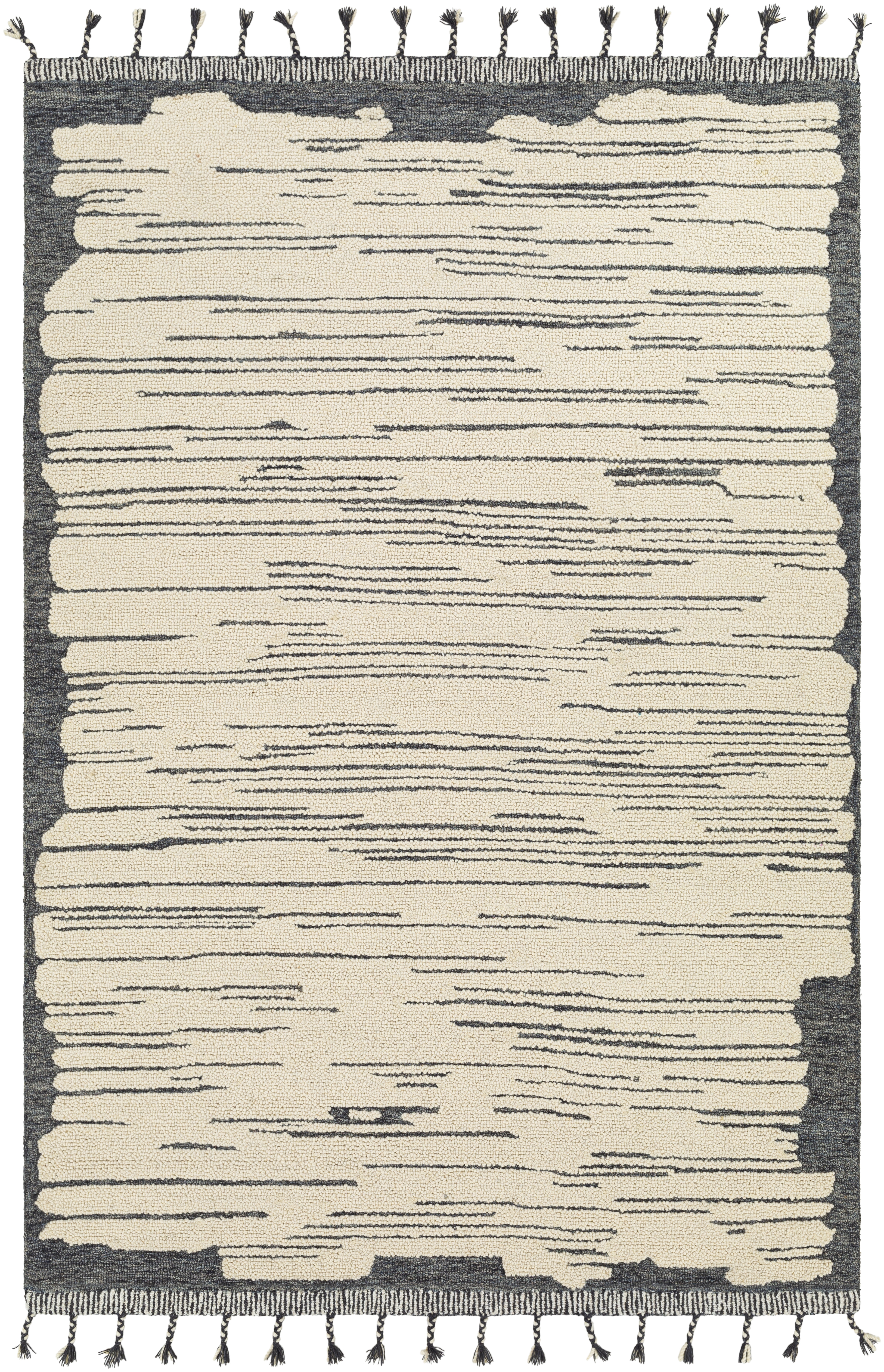 Cherokee Beige Indoor 3' x 5' Handmade Rug - Image 0