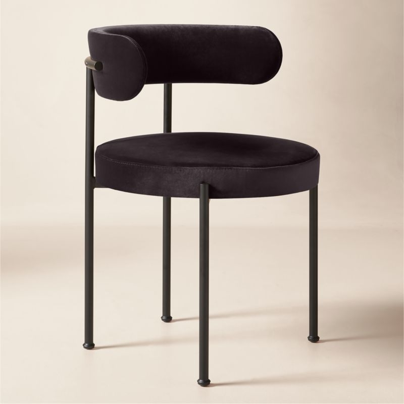 Inesse Mink Velvet Dining Chair Set of 4 - Image 3