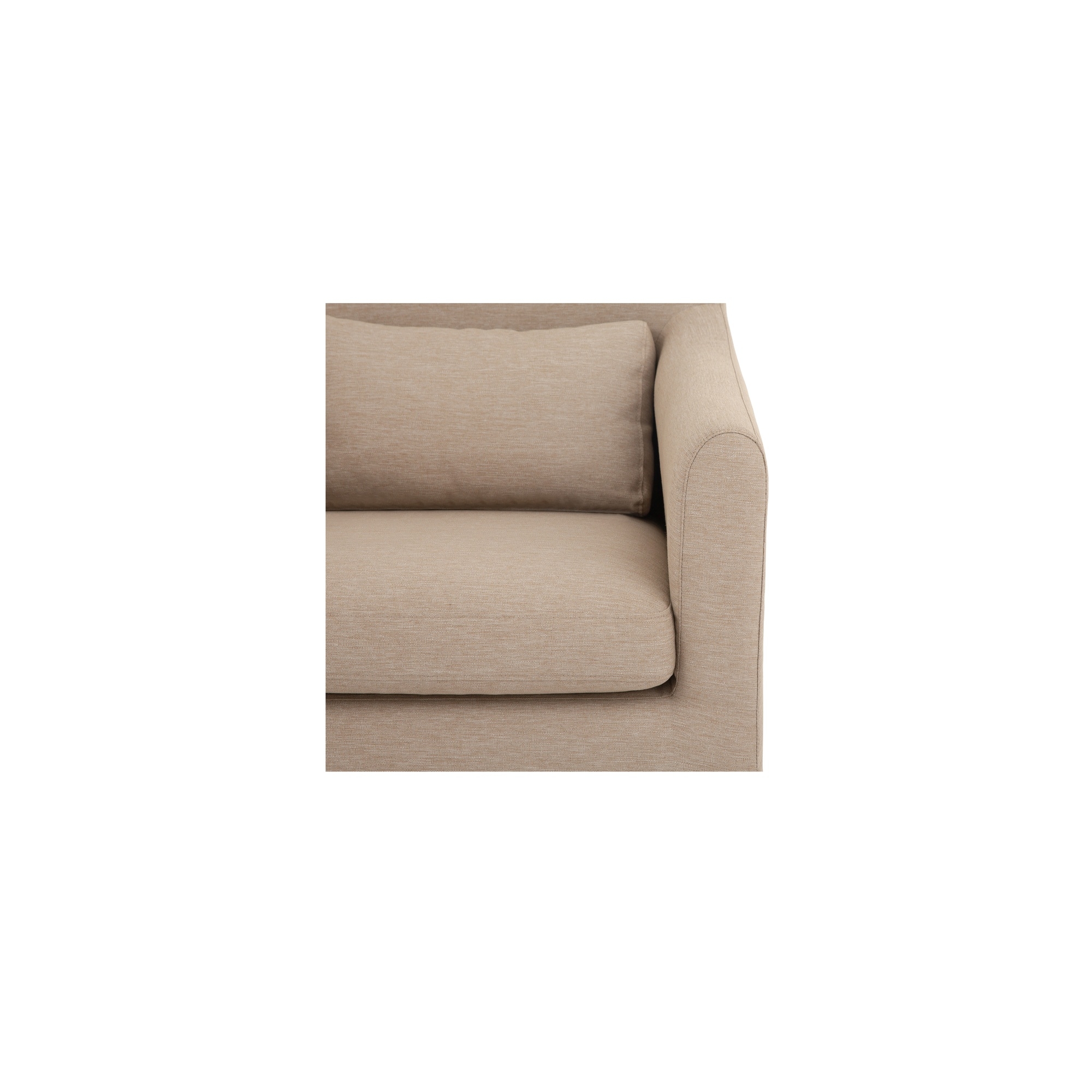 Lydia Outdoor Slipcover Dining Chair Light Brown - Image 4