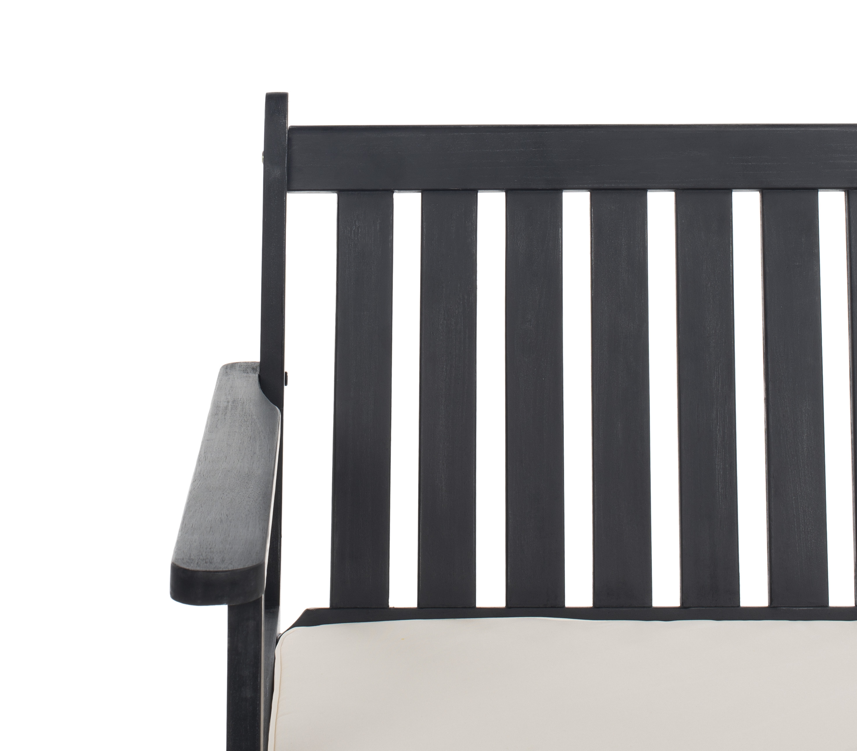 Burbank 4 Piece Outdoor Set - Black/White - Safavieh - Image 1