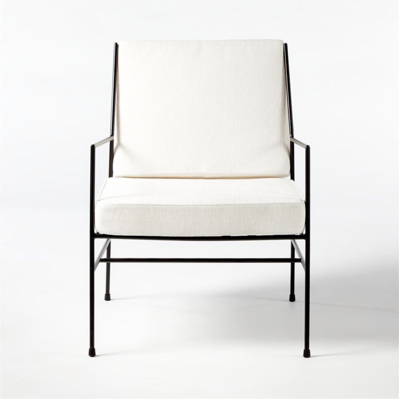 Pavilion Outdoor Lounge Chair with Ivory Sunbrella Cushions Model 6471 by Paul McCobb - Image 1