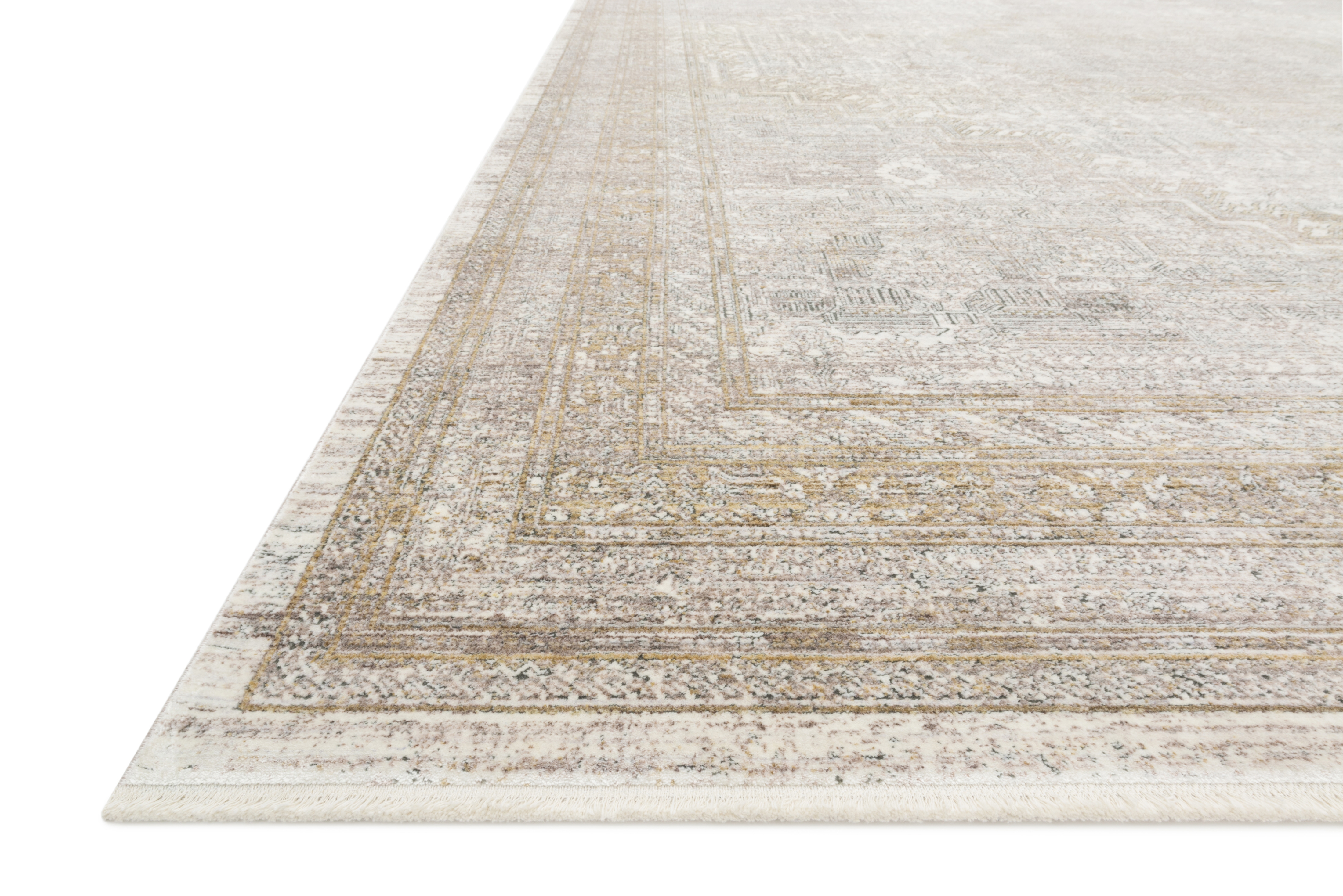 Loloi Gemma Sand / Ivory 3'-7" x 5' - Image 1
