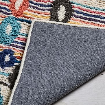 Charm Wool Nursery Rug, 5'x8', Multi, WE Kids - Image 1