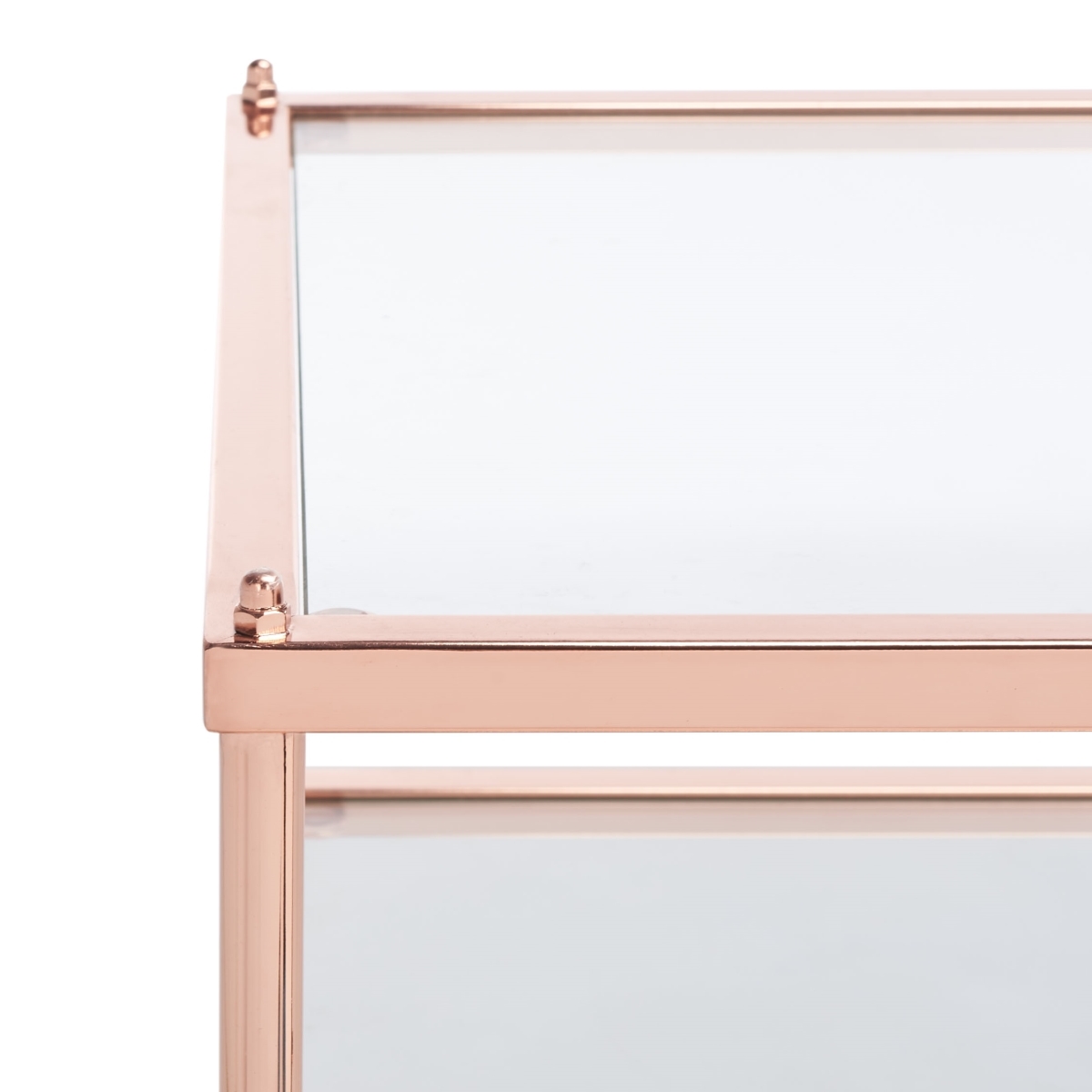 Noelia 3 Tier Accent Table - Rose Gold - Safavieh - Image 2