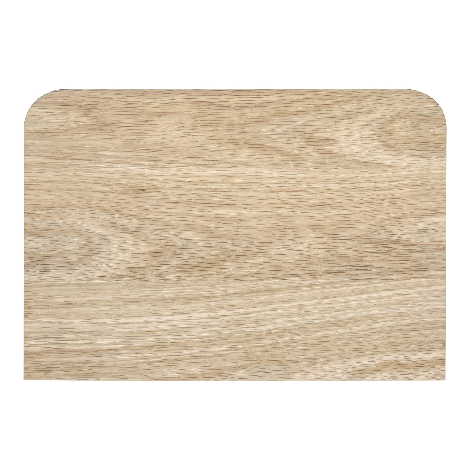 Round Off Small Nightstand Light Oak Brown - Image 4