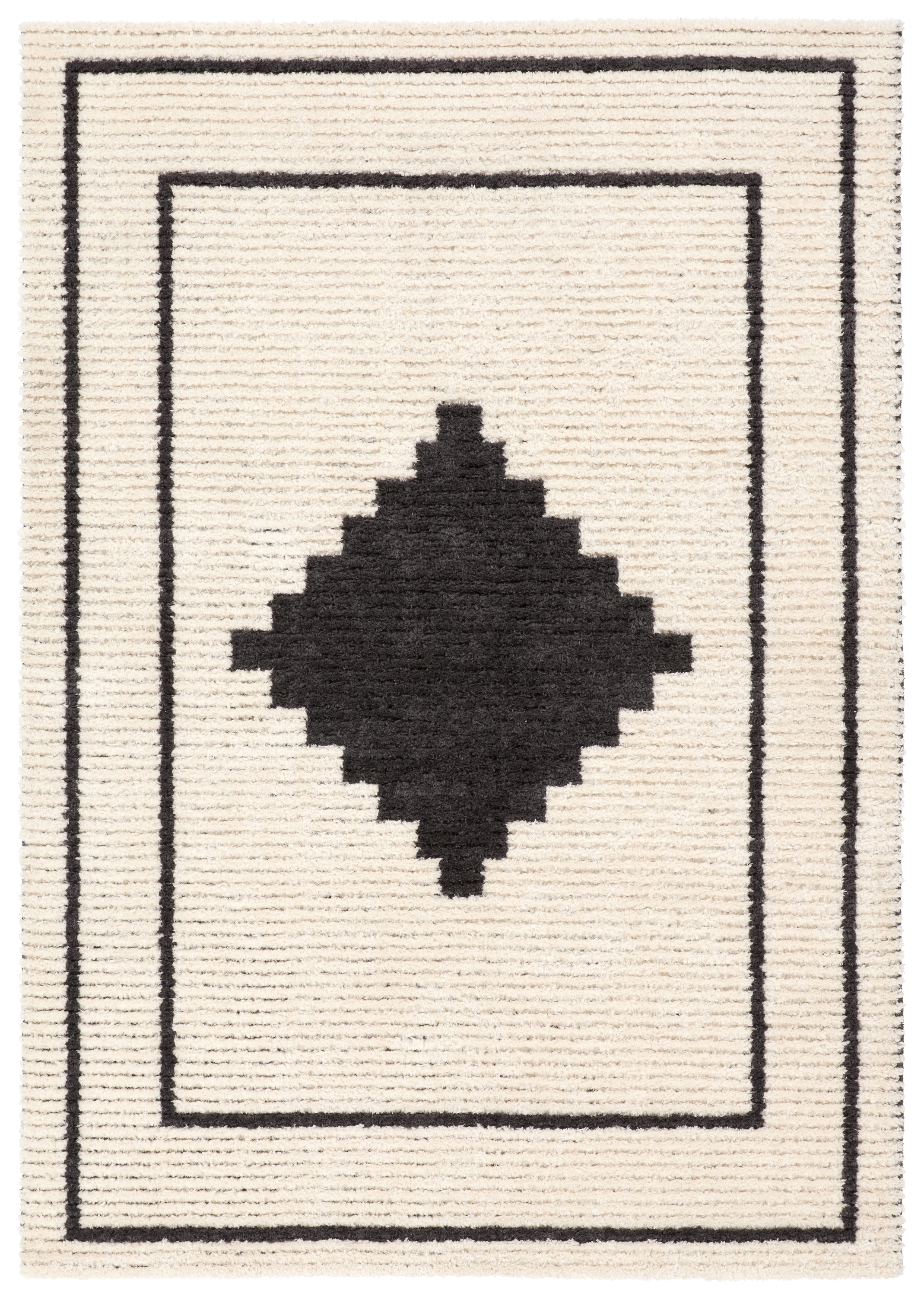 Label J Antaram TMR01 Tribal Ivory Runner Rug (2'6"x8') - Image 0