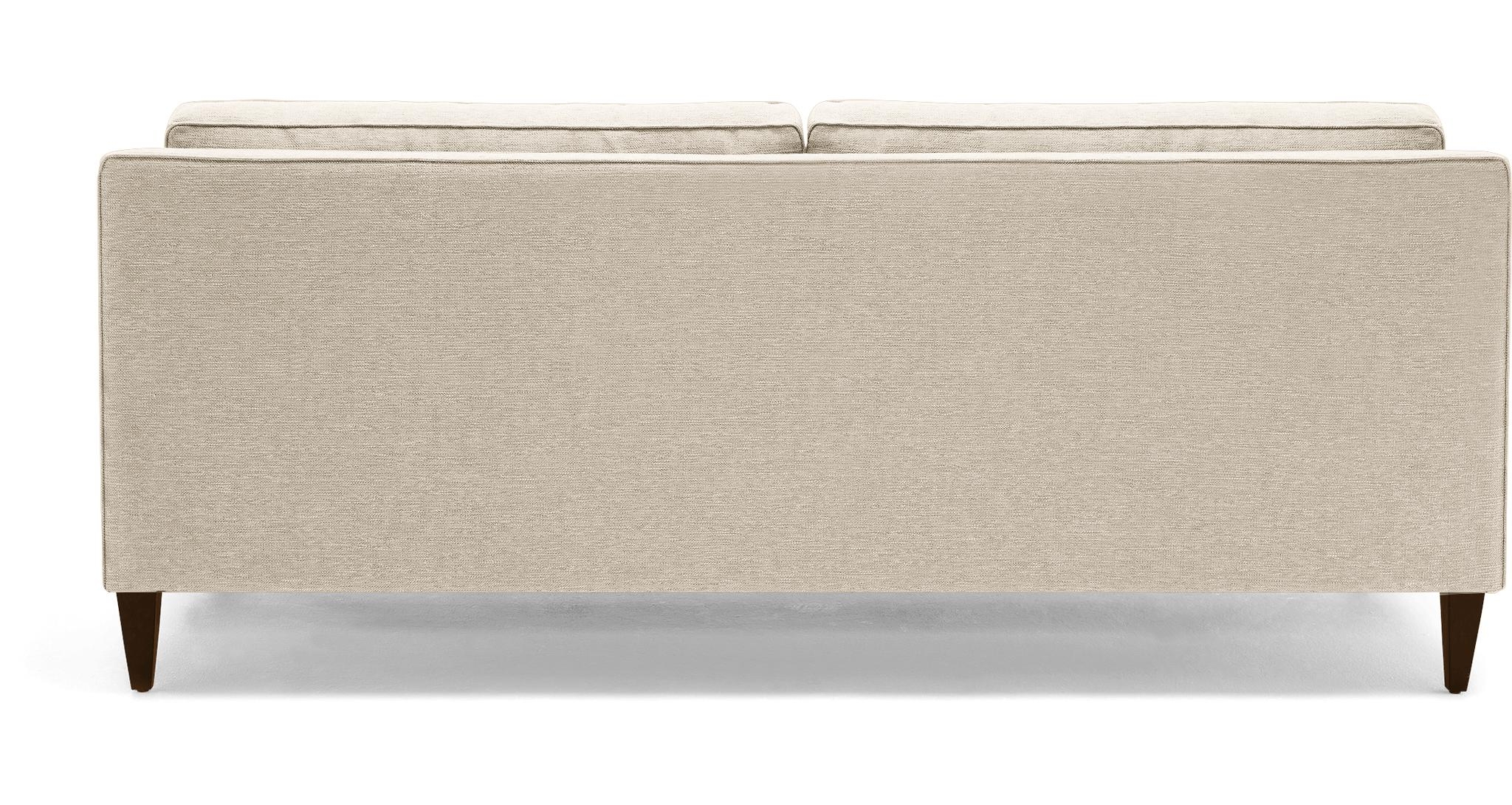 Beige/White Levi Mid Century Modern Sofa - Merit Dove - Mocha - Image 4