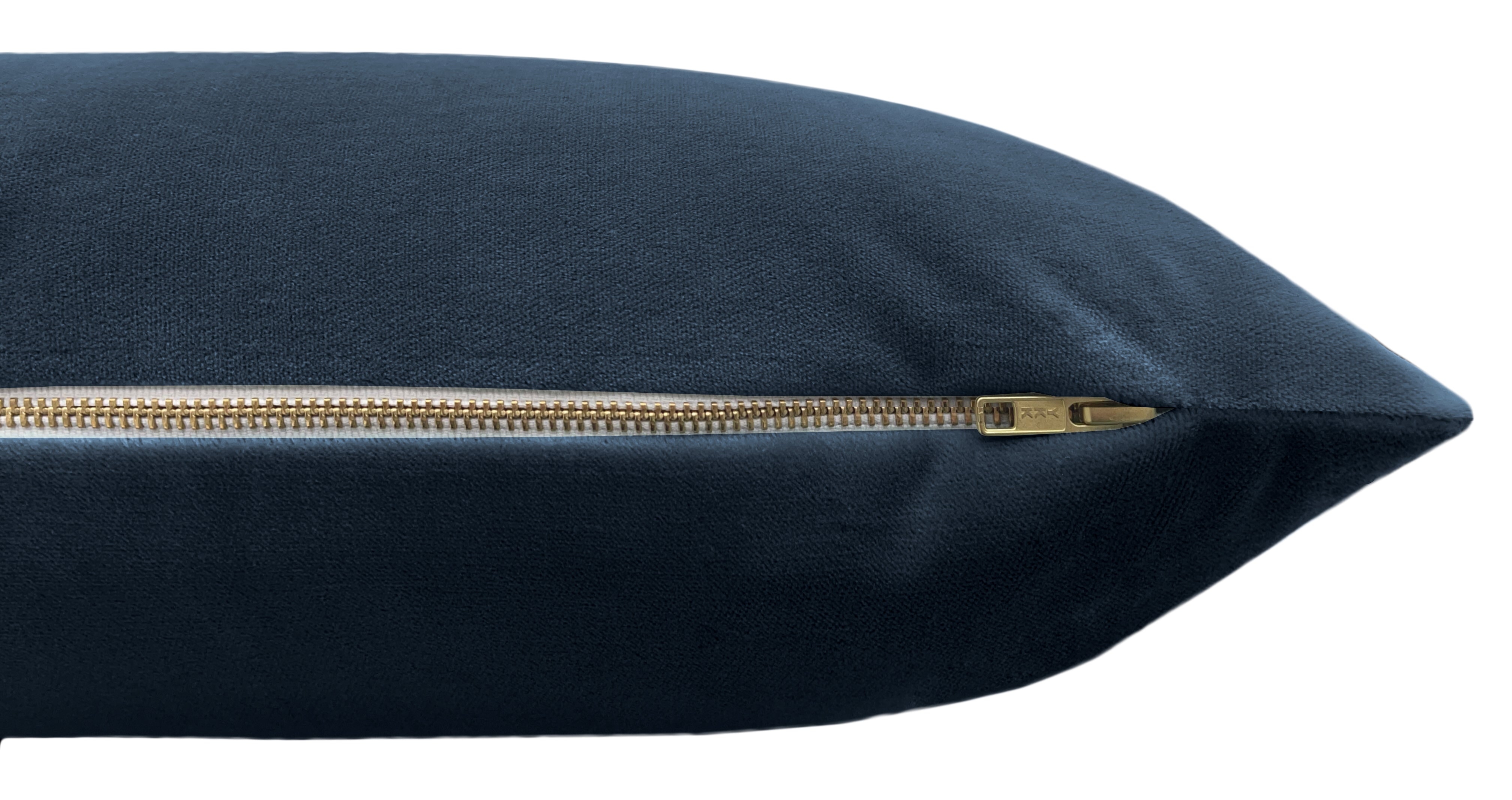 THE XL LUMBAR :: SOCIETY VELVET // PRUSSIAN BLUE - 14" X 48" - Image 1