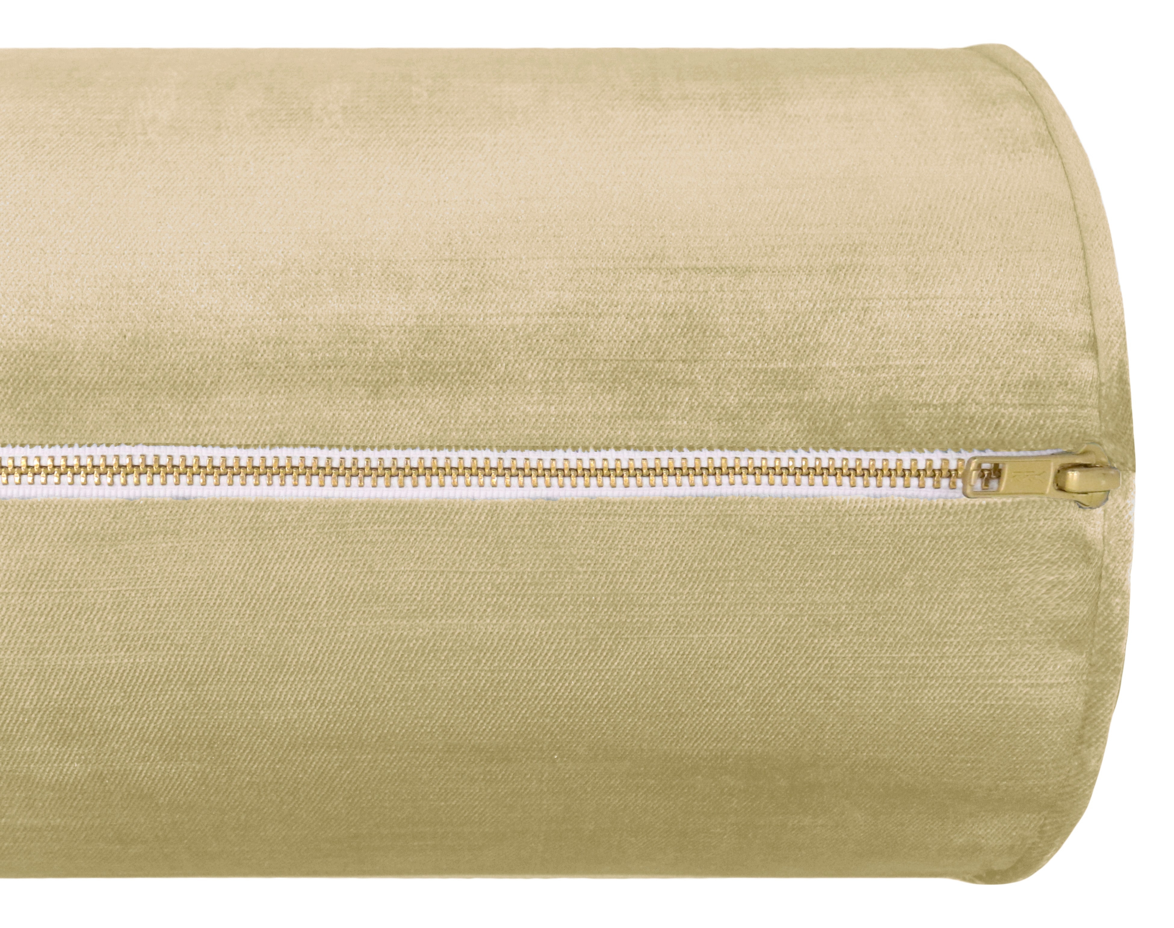 THE BOLSTER :: FAUX SILK VELVET // CHAMPAGNE - BY THE YARD - Image 3