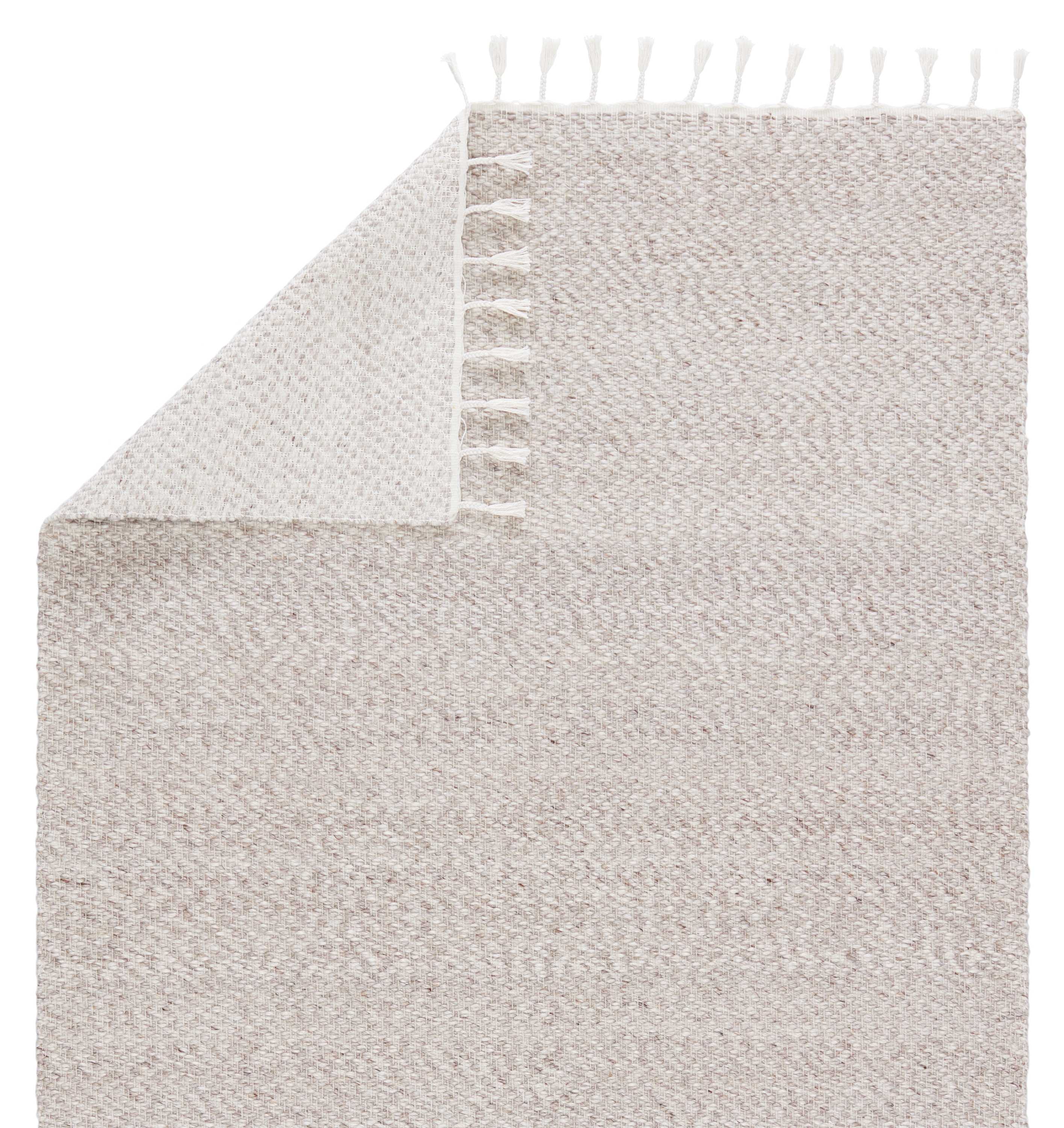 Adria Indoor/ Outdoor Solid Cream/ Gray Area Rug (8'X10') - Image 2