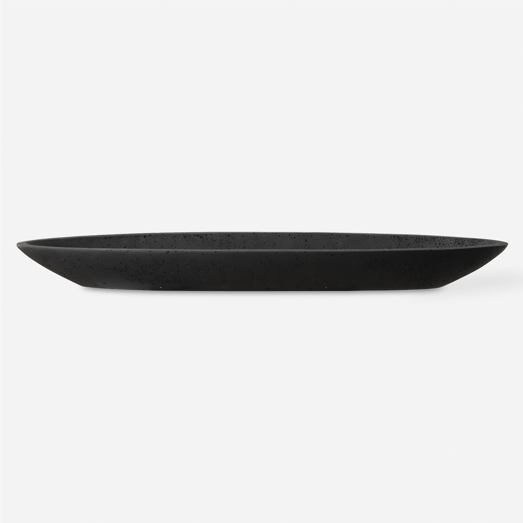 Vessel Cast Black Canoe Bowl - Image 0